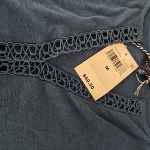 Lucky Brand Tops - NWT Lucky brand cutout lace peasant top Lucky Brand Tops - NWT Lucky brand cutout lace peasant top